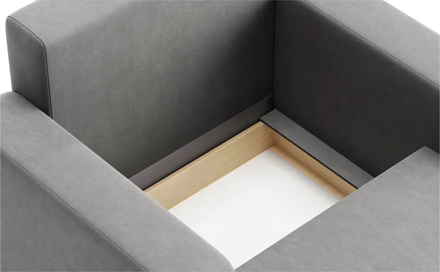 Кресло-кровать Баден Leonardo 14 серый - 9